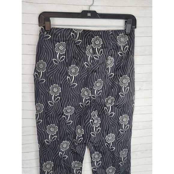 TUCKERNUCK PRINTED ANKLE TROUSER PANTS, SZ MEDIUM - Picture 10 of 16
